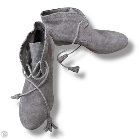 Boots Ankle Heels By Crown Vintage In Taupe, Size: 7.5