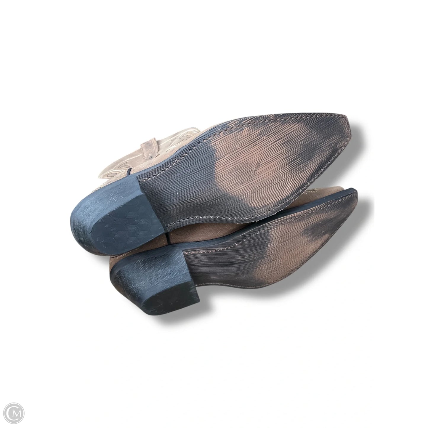 Boots Western By Clothes Mentor In Brown, Size: 7.5