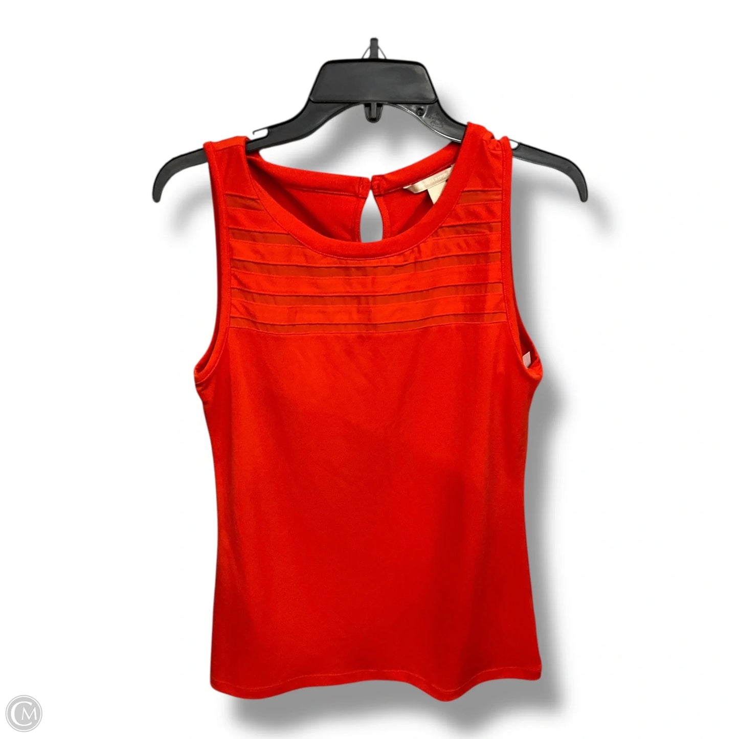 Top Sleeveless Basic By Banana Republic In Orange, Size: M