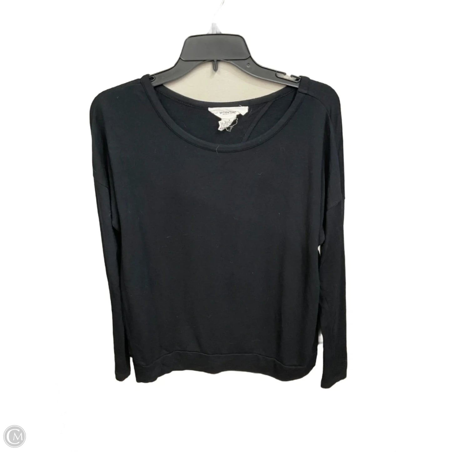 Top Long Sleeve Basic By Workshop In Black, Size: S