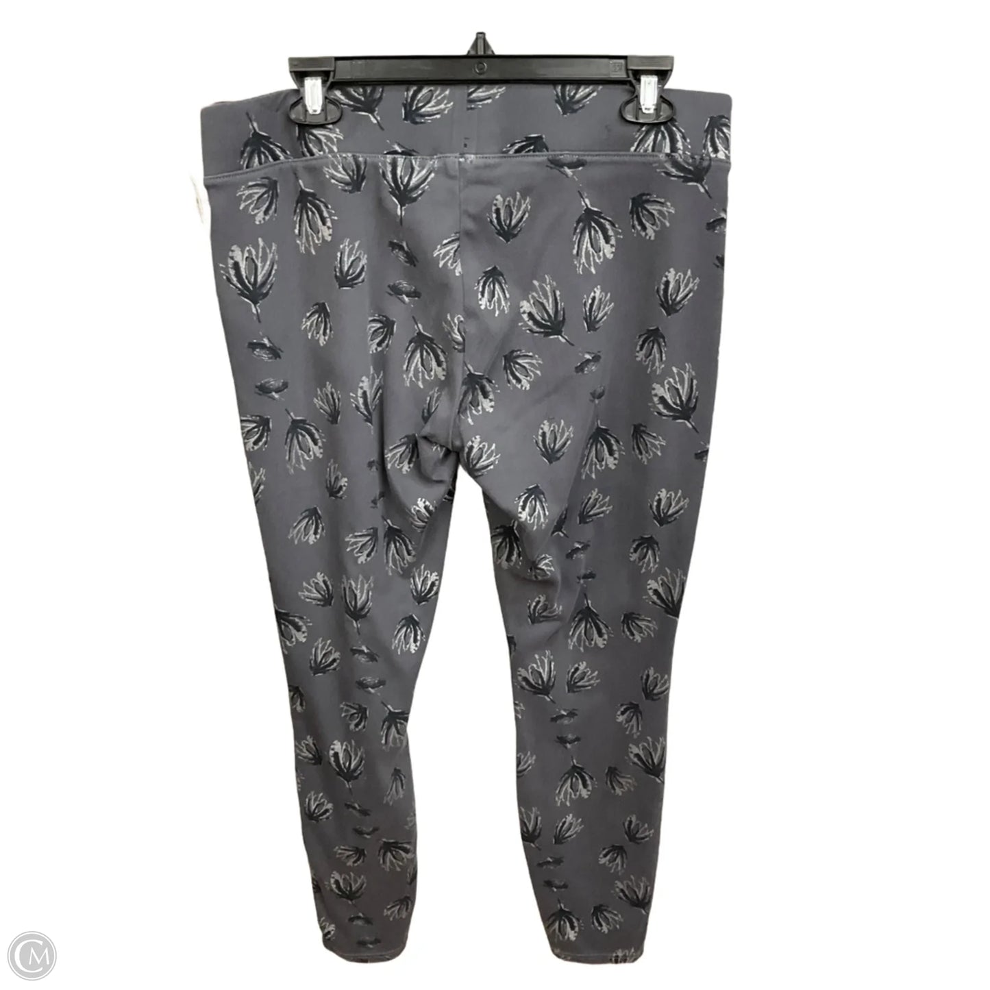 Pants Leggings By Clothes Mentor In Grey, Size: 16