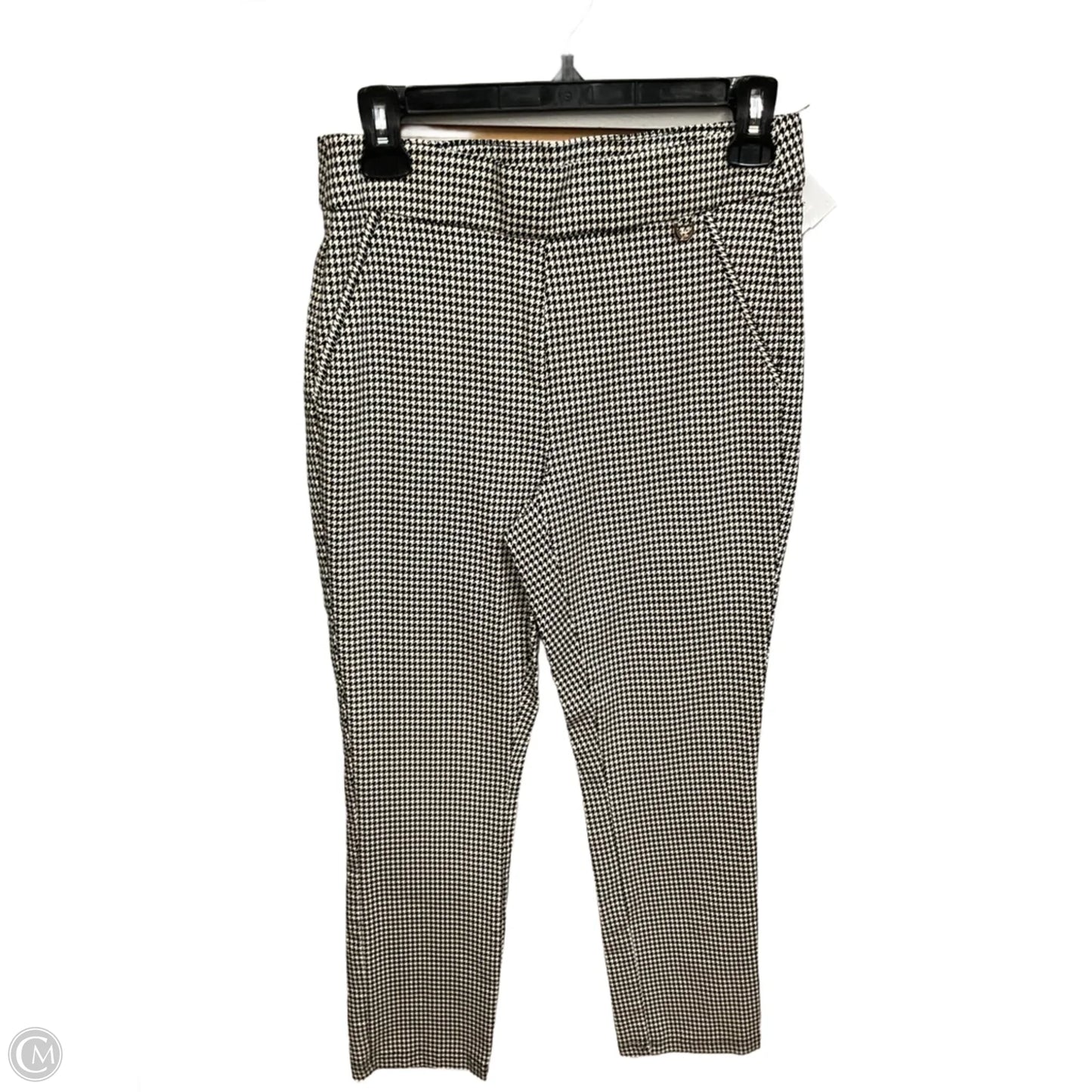 Pants Leggings By Rafaella In Black & Cream, Size: 6