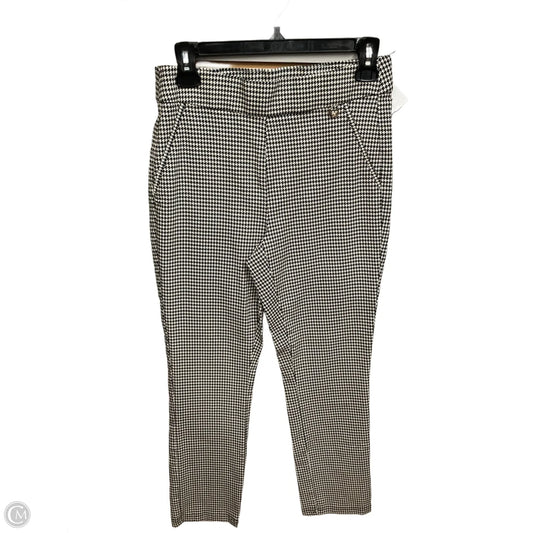 Pants Leggings By Rafaella In Black & Cream, Size: 6