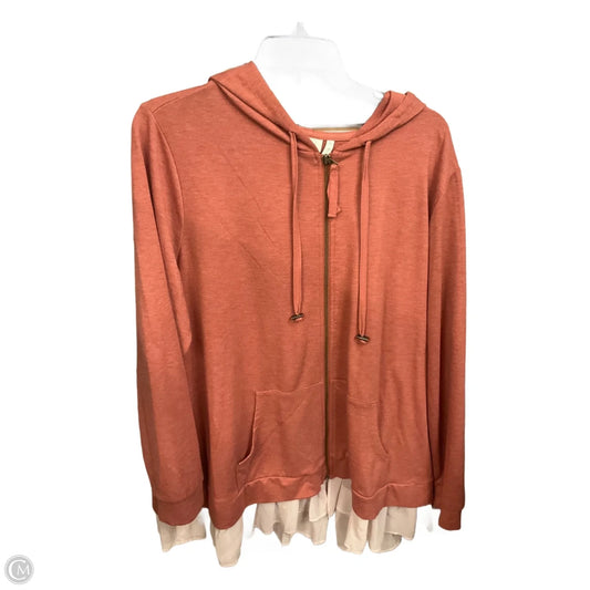 Jacket Other By Logo In Orange, Size: Xl