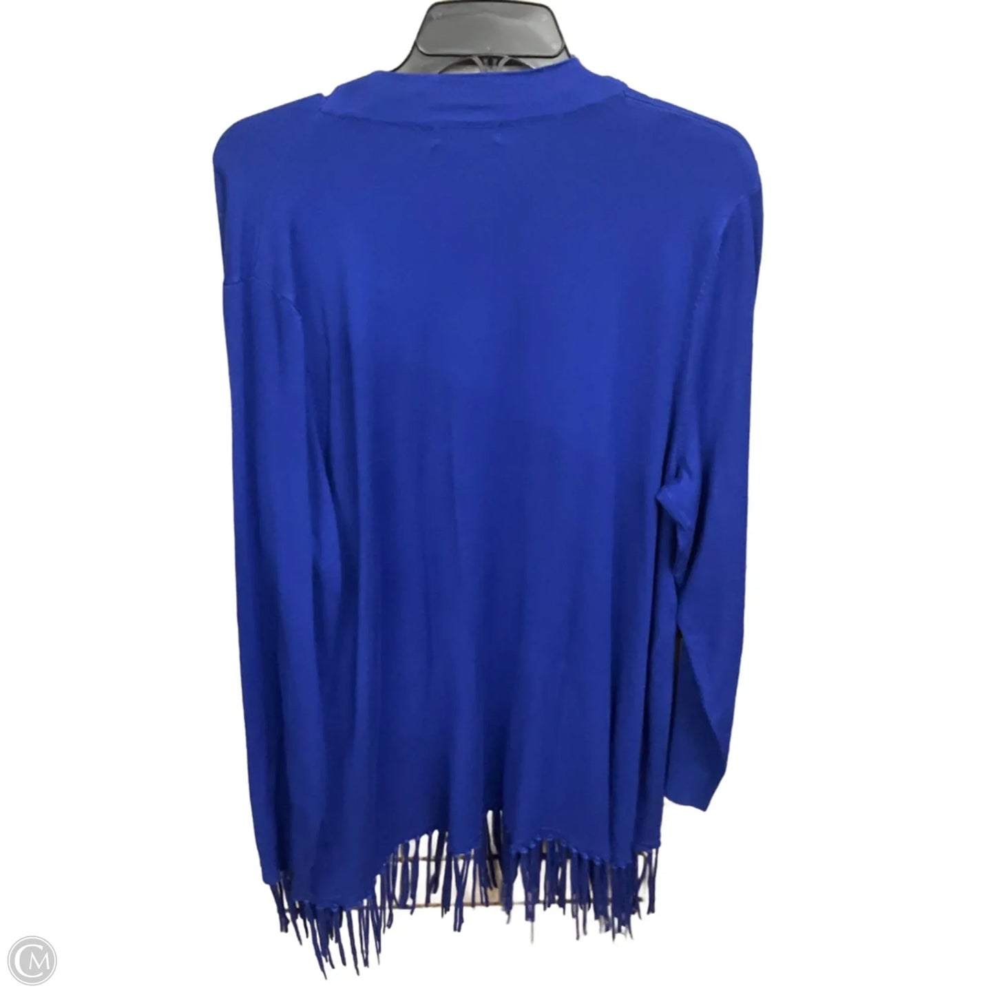 Cardigan By Chelsea And Theodore In Blue, Size: Xxl