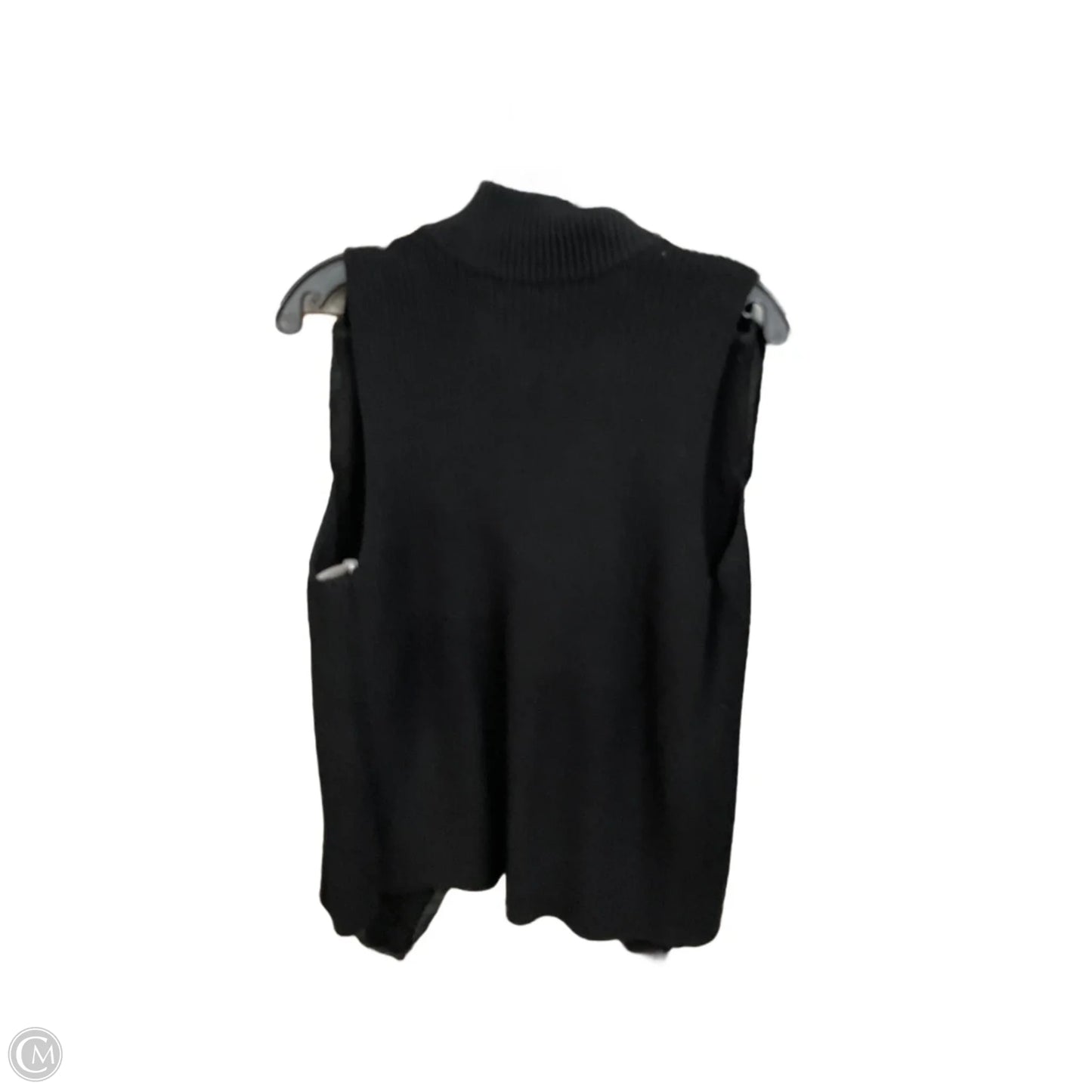 Vest Faux Fur & Sherpa By Alfani In Black, Size: Lp