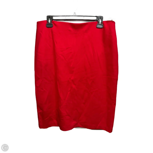 Skirt Midi By Premise Studio In Red, Size: 12