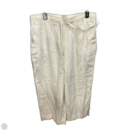 Pants Linen By Joie In Cream, Size: 16
