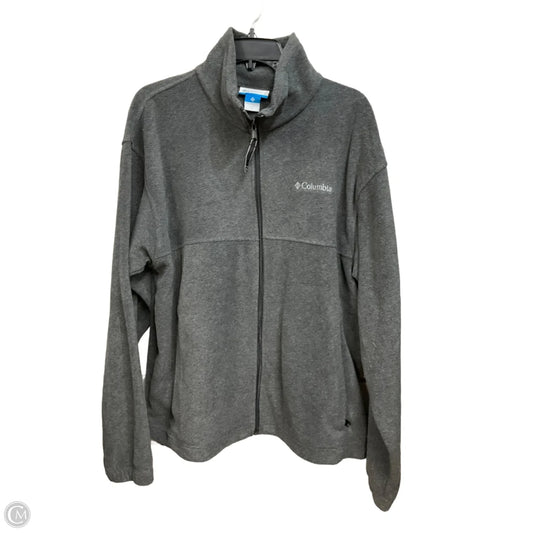 Jacket Fleece By Columbia In Grey, Size: L