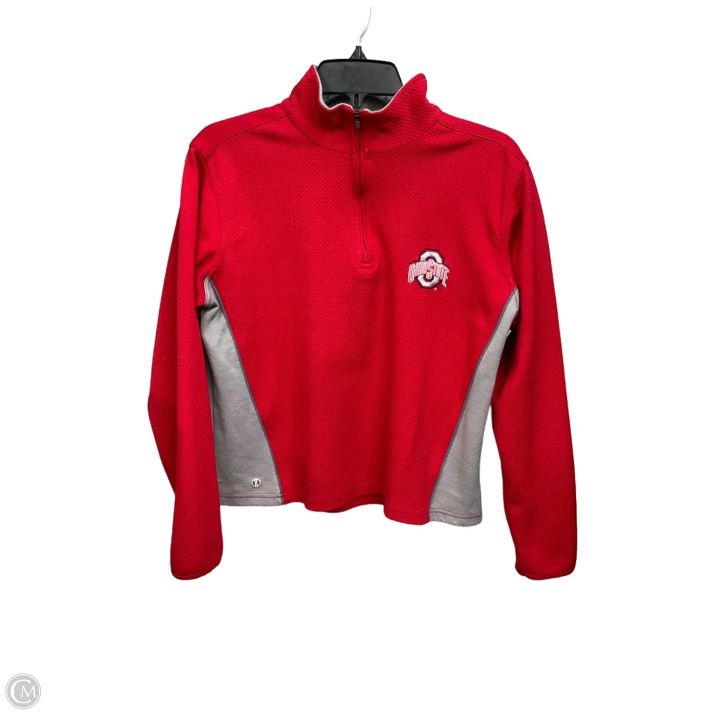 Top Long Sleeve By Clothes Mentor In Grey & Red, Size: L