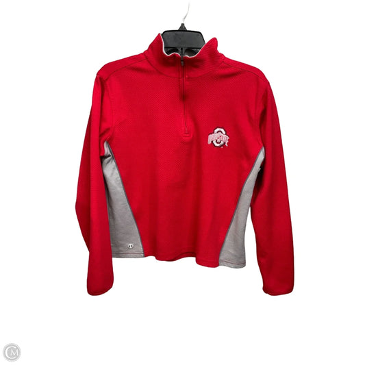 Top Long Sleeve By Clothes Mentor In Grey & Red, Size: L