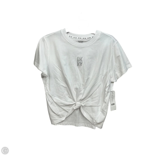 Top Short Sleeve Basic By Dkny In White, Size: M