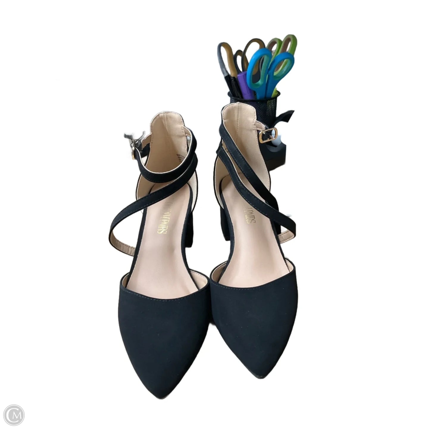 Shoes Heels Block By Dream Pairs In Black, Size: 7.5