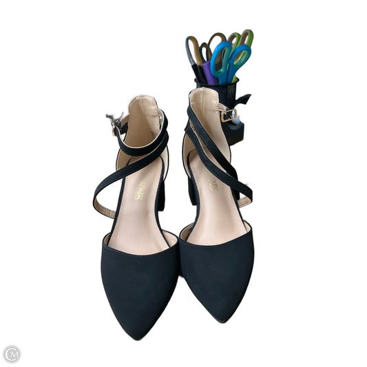 Shoes Heels Block By Dream Pairs In Black, Size: 7.5