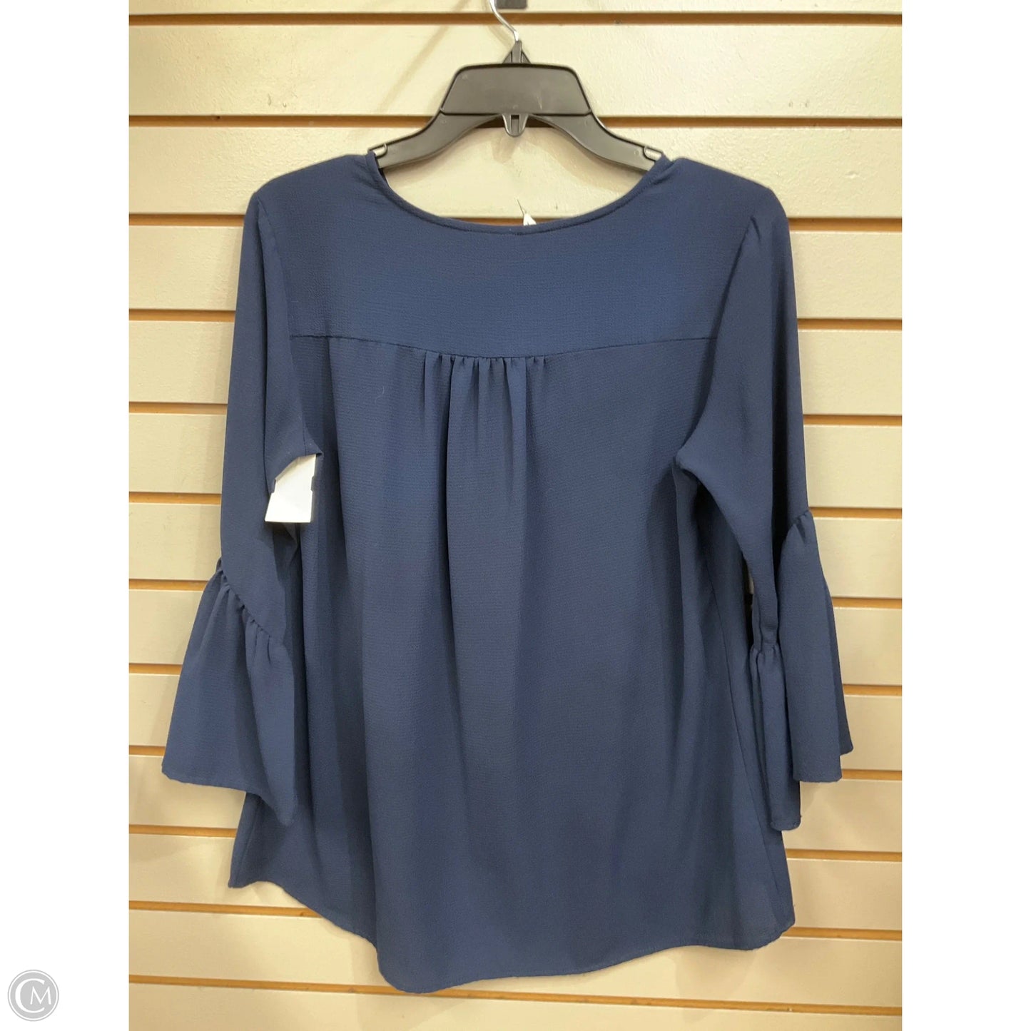 Top Long Sleeve Basic By Ny Collection In Blue, Size: S