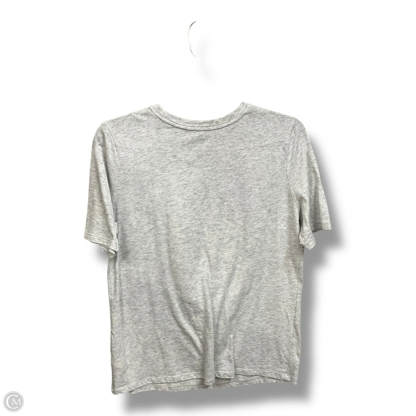 Top Short Sleeve Basic By Banana Republic In Grey, Size: M