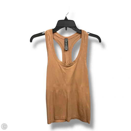 Athletic Tank Top By Cmc In Brown, Size: M