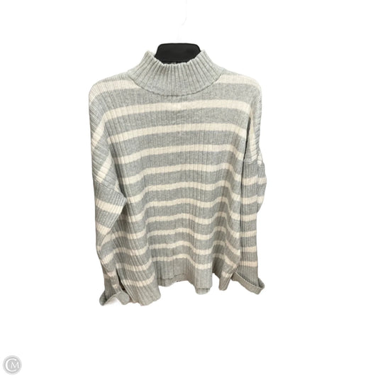 Top Long Sleeve Basic By Loft In Striped Pattern, Size: Xl