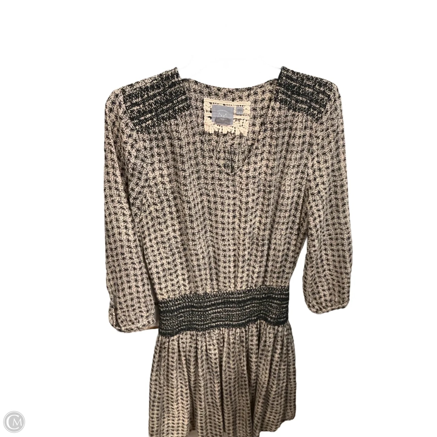 Dress Casual Short By Cmc In Black & Cream, Size: S