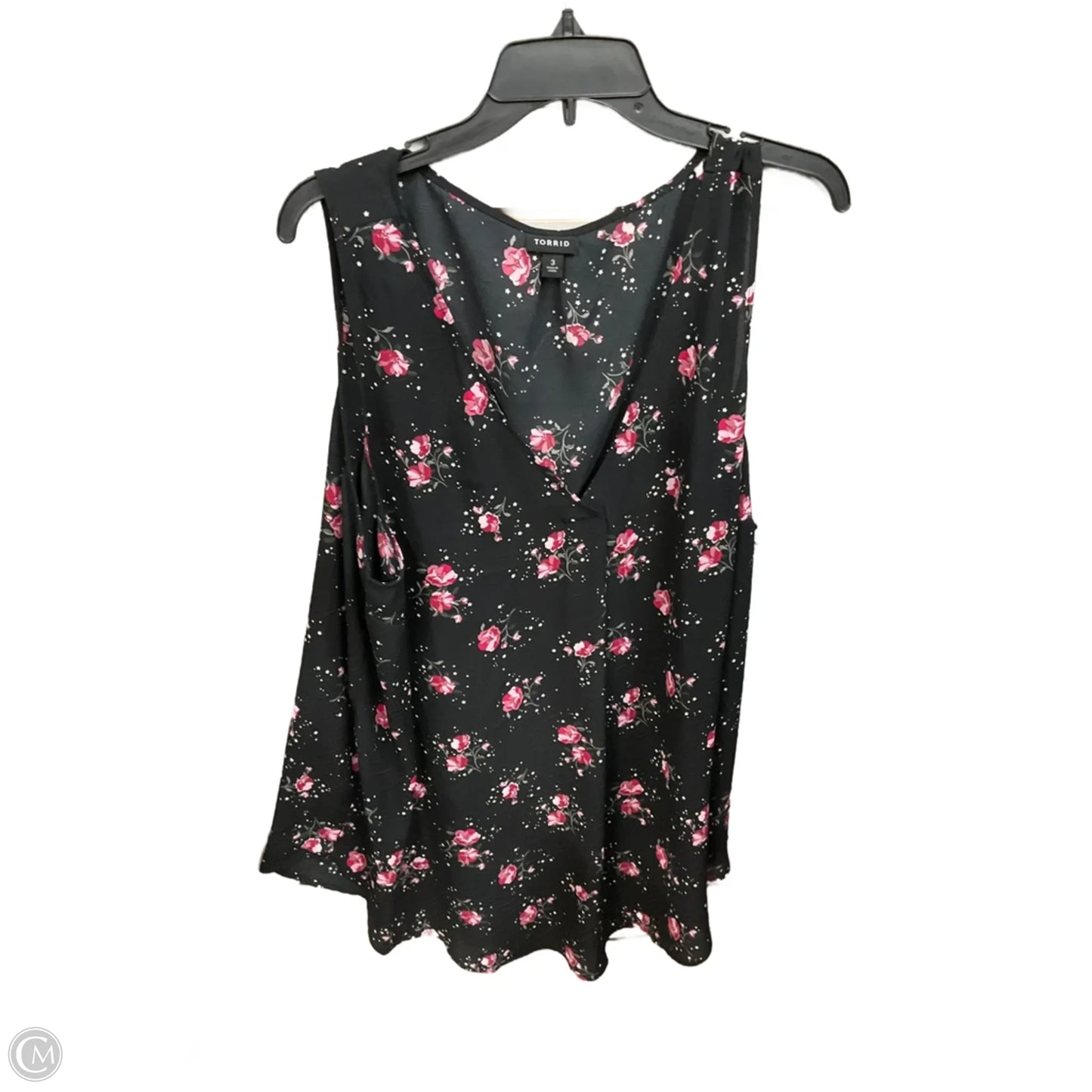 Top Sleeveless Basic By Torrid In Black, Size: 3x