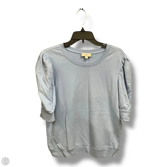 Top 3/4 Sleeve Basic By Loft In Blue, Size: M