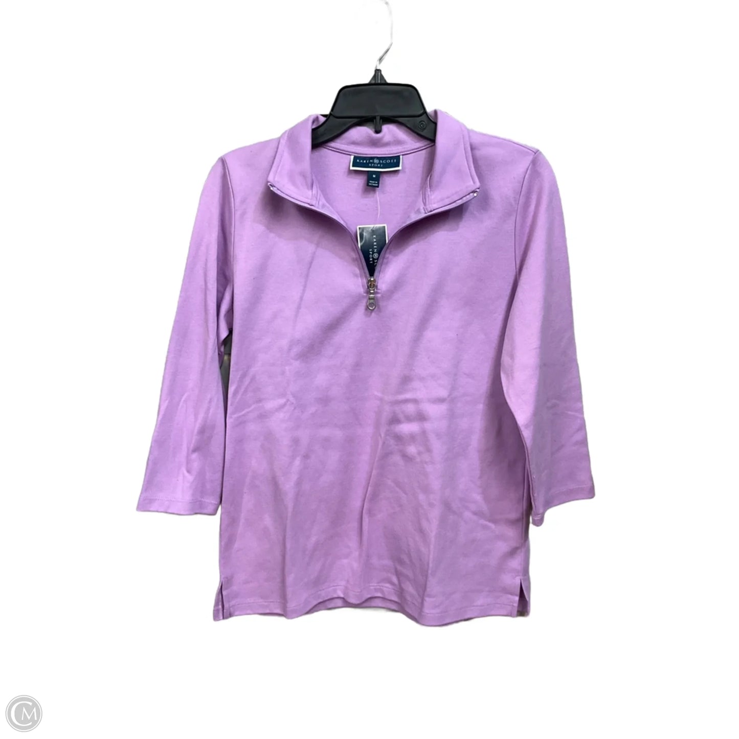 Athletic Jacket By Clothes Mentor In Purple, Size: M