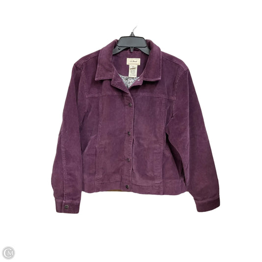 Jacket Other By L.l. Bean In Purple, Size: M