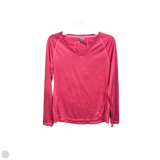 Athletic Top Long Sleeve Crewneck By Clothes Mentor In Pink, Size: M