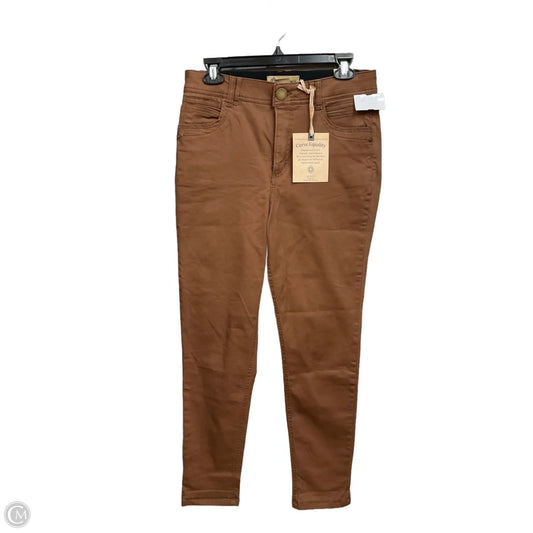 Jeans Skinny By Democracy In Brown Denim, Size: 8
