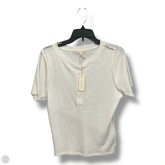 Top Short Sleeve Basic By Cmc In Cream, Size: Xl