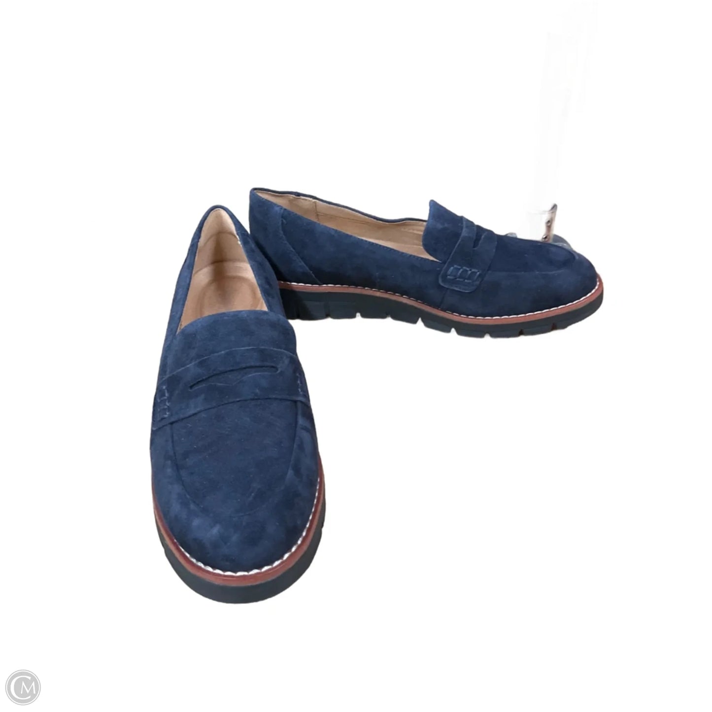 Shoes Flats By Easy Spirit In Navy, Size: 8.5
