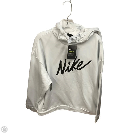 Sweatshirt Hoodie By Nike Apparel In Grey, Size: Xl