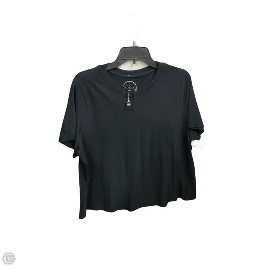 Top Short Sleeve Basic By Inc In Black, Size: 2x