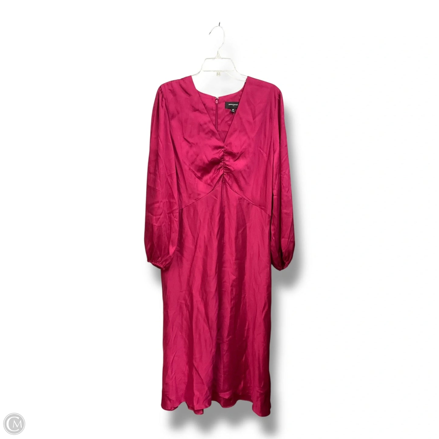 Dress Casual Maxi By Banana Republic In Maroon, Size: 1x