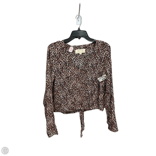 Blouse Long Sleeve By Cloth & Stone In Multi-colored, Size: Xs