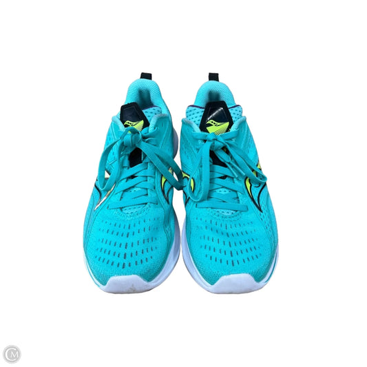 Shoes Athletic By Clothes Mentor In Teal, Size: 6.5