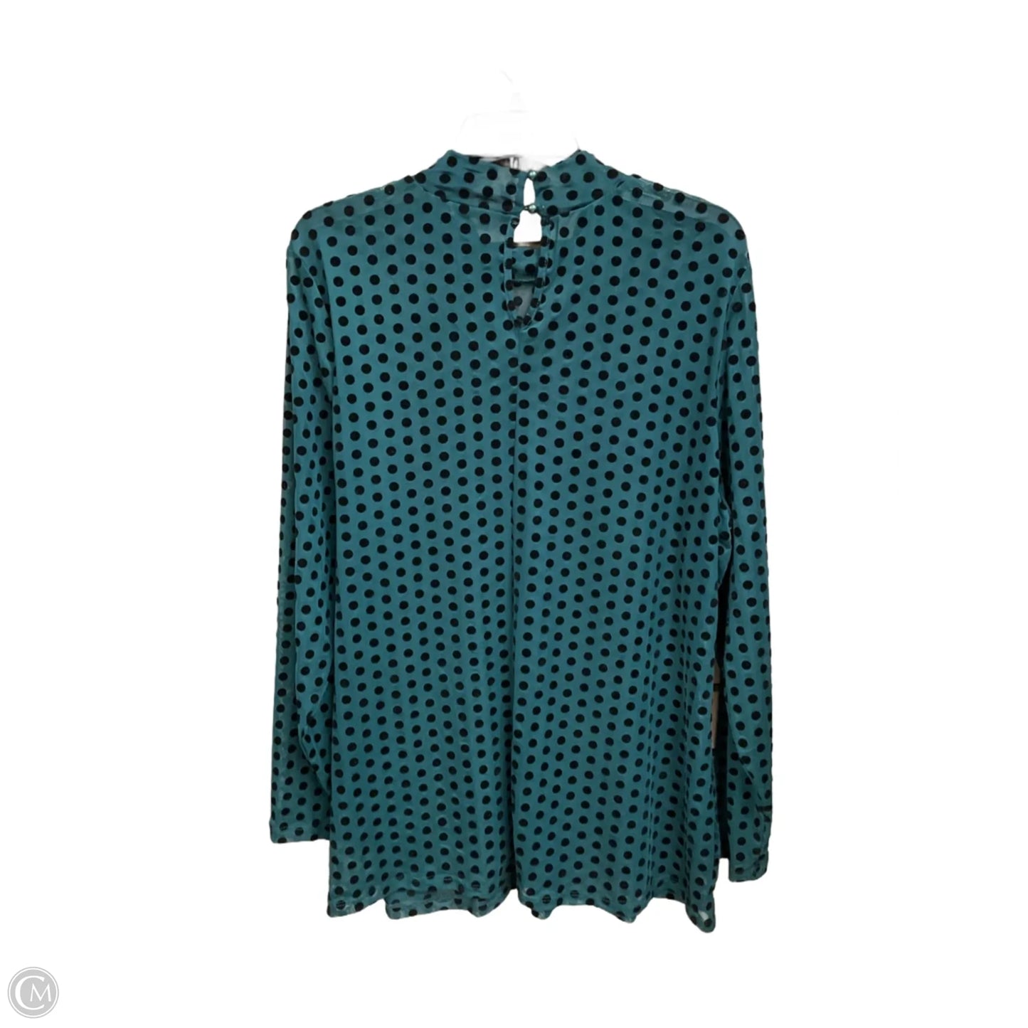 Top Long Sleeve By Lane Bryant In Polkadot Pattern, Size: 3x