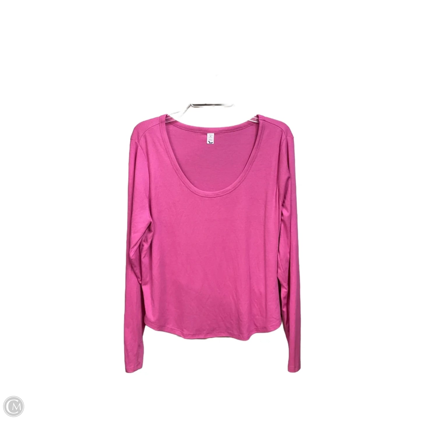 Top Long Sleeve Basic By Old Navy In Pink, Size: 2x