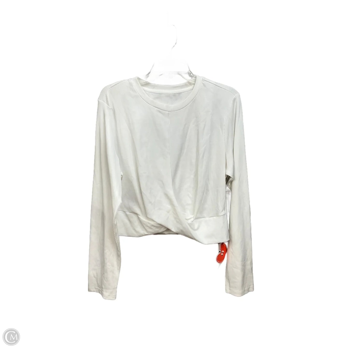Top Long Sleeve Basic By Cider In White, Size: 3x