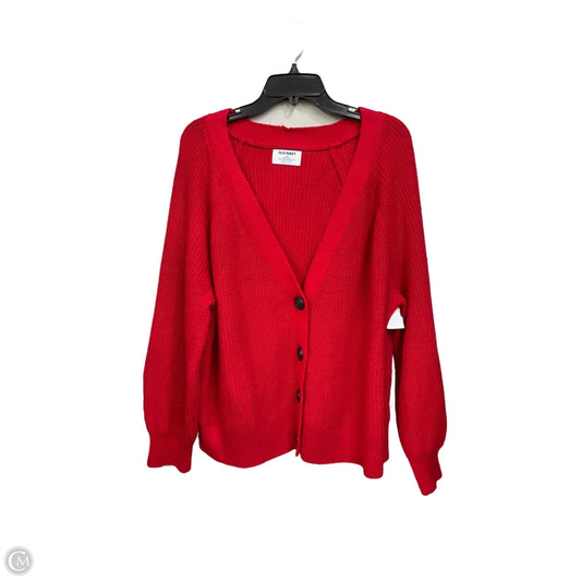 Cardigan By Old Navy In Red, Size: 2x