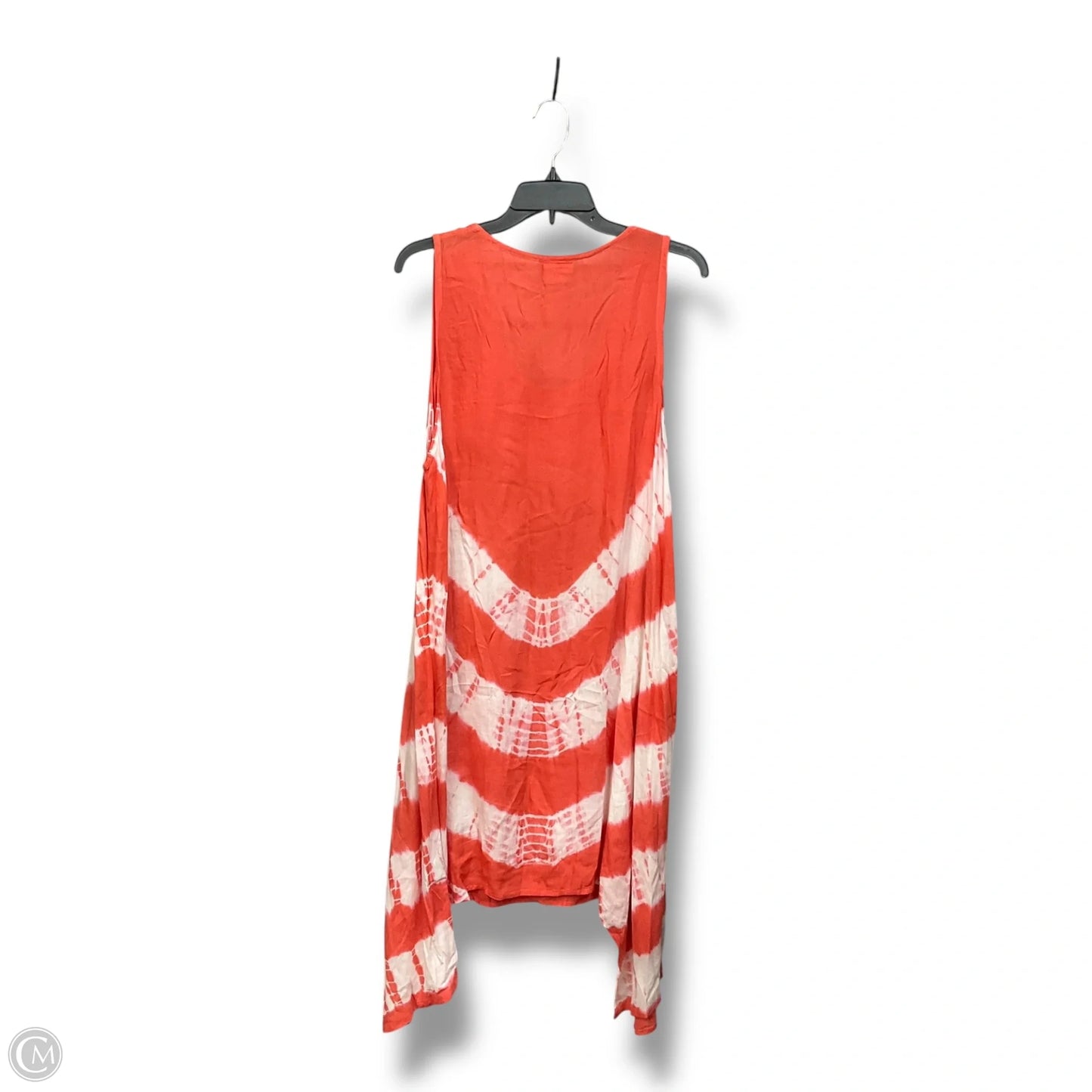 Swimwear Cover-up By Cmc In Orange & White, Size: L