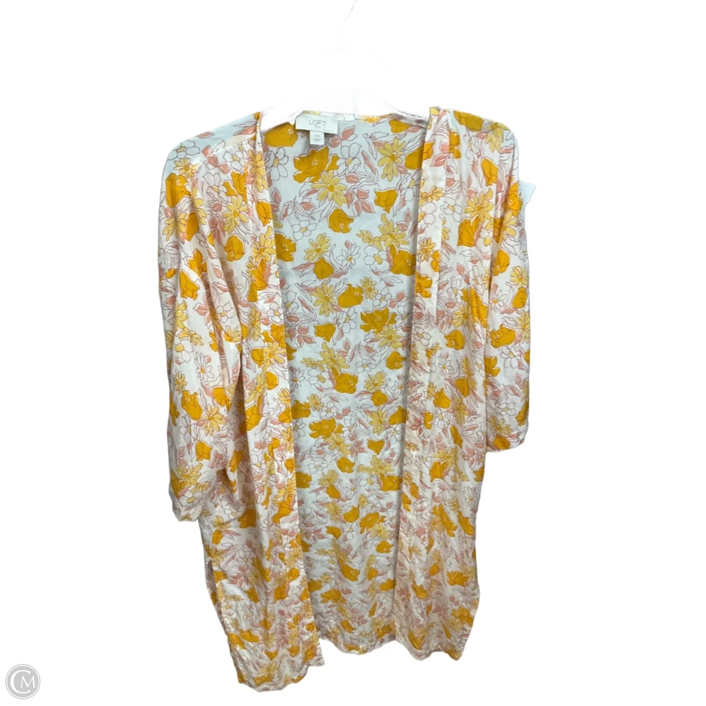 Kimono By Loft In Floral Print, Size: Xs