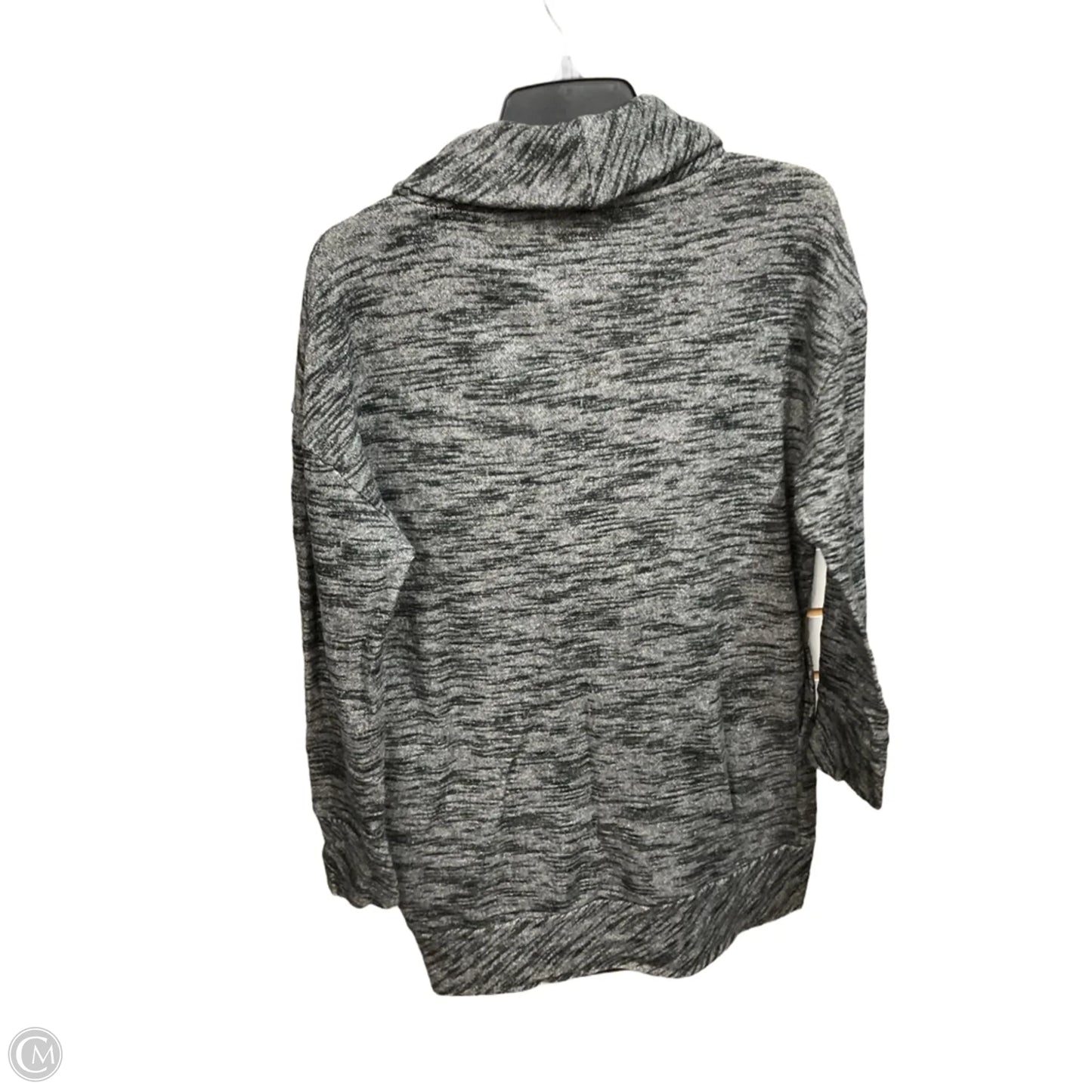 Tunic Long Sleeve By St Johns Bay In Black & Grey, Size: M
