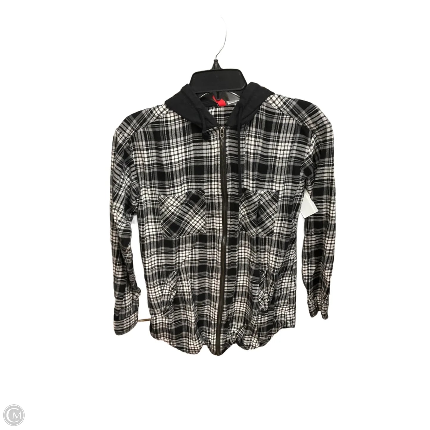 Jacket Other By Divided In Plaid Pattern, Size: S