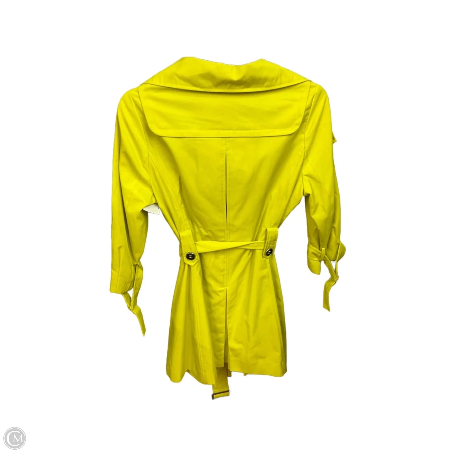 Coat Peacoat By Black Rivet In Yellow, Size: M