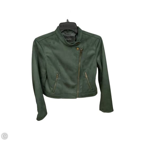 Jacket Moto By Banana Republic In Green, Size: Sp