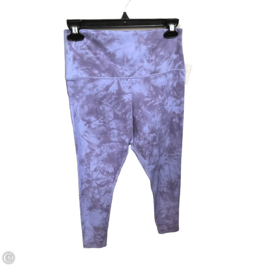 Athletic Leggings By Glyder In Tie Dye Print, Size: L