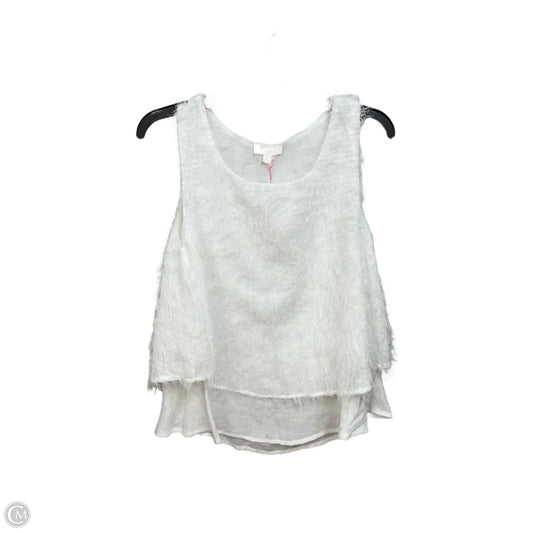 Top Sleeveless Basic By Umgee In White, Size: S
