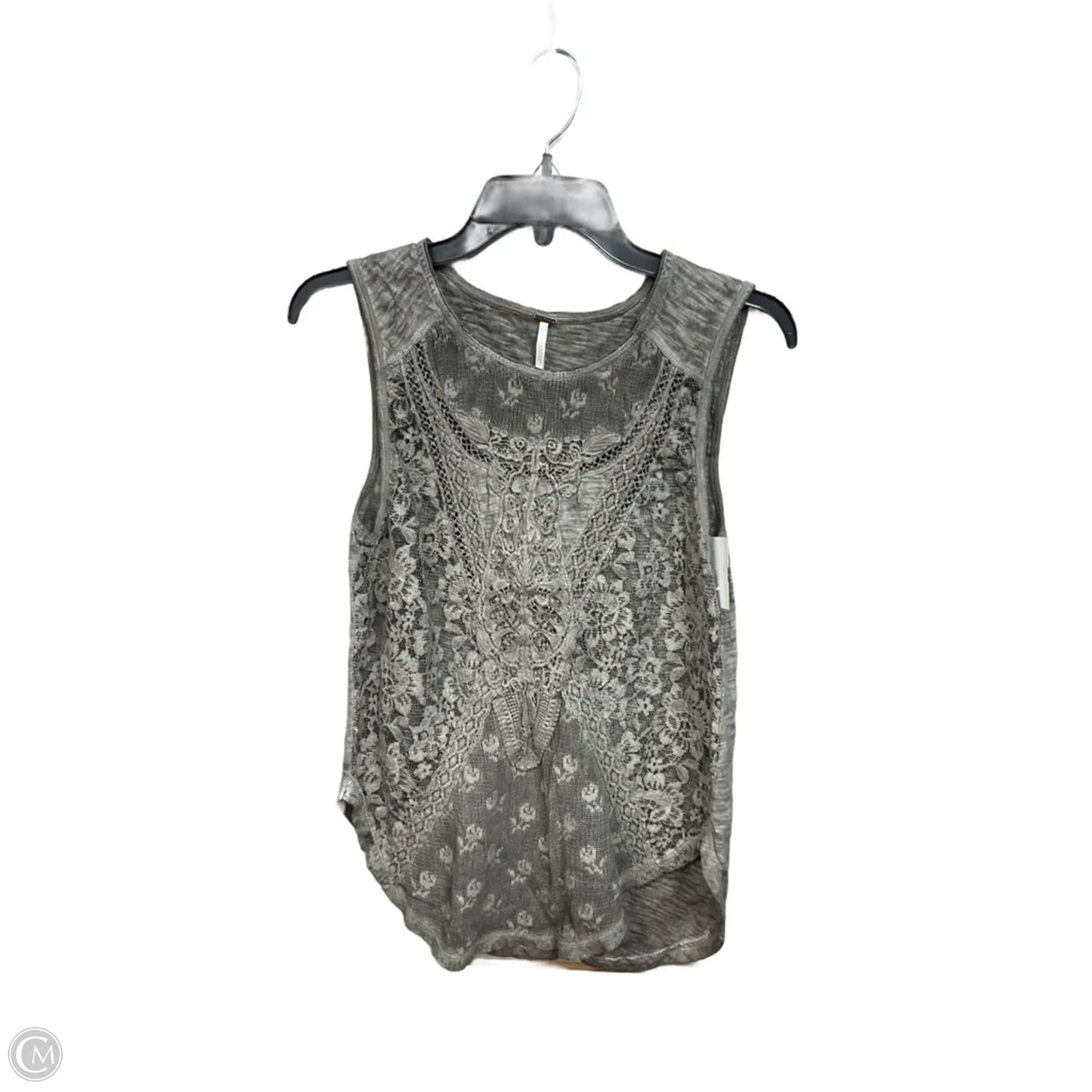 Top Sleeveless Basic By Free People In Grey, Size: Sp