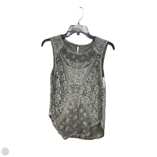Top Sleeveless Basic By Free People In Grey, Size: Sp